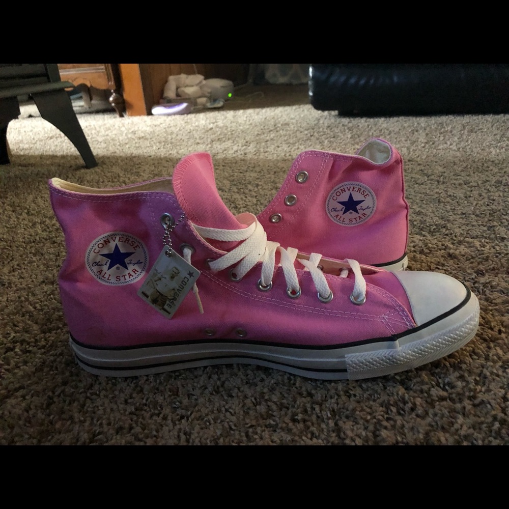 Pink High Top Converse